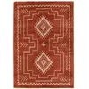 AFK Living Tapis shaggy design doux et volumineux rouge 160 x 230