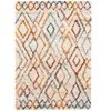 AFK Living Tapis shaggy épais et doux facile à entretenir multicolore 120 x 170