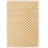 AFK Living Tapis à poil haut doux et confortable jaune 200 x 290