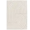 AFK Living Tapis design avec effet relief beige 200 x 290