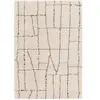 AFK Living Tapis shaggy épais et doux facile à entretenir beige 120 x 170