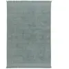 AFK Living Tapis design doux en laine et coton fait main vert 160 x 230