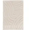 Tapis ultra doux et design beige 200 x 290