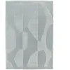 Tapis avec effet relief très doux bleu 200 x 290