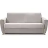 Homifab Canapé convertible express 3 places en velours taupe