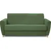 HOMIFAB Canapé Leandro 3PL Vert forêt