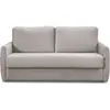 Homifab Canapé convertible express 3 places en velours taupe