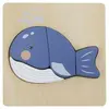Sapin Malin Puzzle en bois Baleine (4 pièces)
