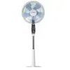 Rowenta Ventilateur sur pied 16''/40 cm avec fonction turbo boost 70w blanc noir bleu