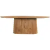 Moloo Table à manger Ovale 12 p et +, L.300 cm, Manguier massif