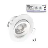 VISION-EL VISION EL Spot LED SMD orientable 5W 3000°K - Pack de 3