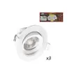 VISION-EL VISION EL Spot LED SMD orientable 5W 4000°K - Pack de 3