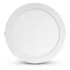 Miidex Lighting Plafonnier LED AC220/240V 24W 2100lm 120 IP40 IK06 300mm - Blanc Chaud 3000K perçage 272mm