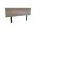 Tête De Lit Vita 90 Cn Acier Et Bois Chêne Naturel 90x94 Fdl-s
