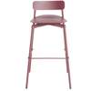 Petite Friture - Tabouret haut empilable Fromme - Rouge - Aluminium - ...