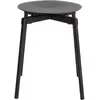 Petite Friture - Tabouret empilable Fromme - Noir - Aluminium - Design...