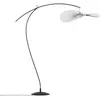 PETITE FRITURE lampadaire VERTIGO NOVA (Noir - Verre triplex, fibre de...
