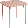 Table de jardin carrée rose blush Week-End - Petite Friture