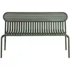 Petite Friture - Banc avec dossier Week-end - Vert - Aluminium thermol...