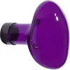 Patère murale en verre violet 9cm Bubble - Petite friture