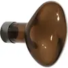 Patère murale en verre gris brun 9cm Bubble - Petite friture