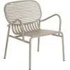 Fauteuil de jardin avec accoudoirs en aluminium dune Week end - Petite...
