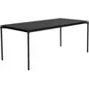 Table de jardin rectangulaire noire Fromme - Petite Friture