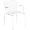 Petite Friture - Fauteuil bridge empilable Week-end - Blanc - Aluminiu...