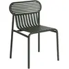 Petite Friture - Chaise empilable Week-end - Vert - Aluminium thermola...