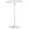 Table haute ronde outdoor blanche Week end - Petite friture