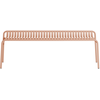 Petite Friture - Banc Week-end - Rose - Aluminium thermolaqué époxy - ...