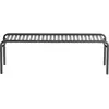 Table basse de jardin noire 127 cm Week end - Petite friture