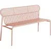 Banc de jardin rose blush Week-End - Petite Friture