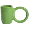 Petite Friture - Mug Donut - Vert - Faïence émaillée - Designer Pia Ch...