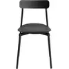Chaise en métal noir Fromme - Petite Friture