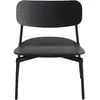 Chaise Fromme Wood Lounge - noir Petite Friture