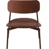 Chaise Fromme Wood Lounge - bordeaux Petite Friture