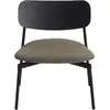 Fauteuil lounge en hêtre noir tapissée 71 cm Fromme - Petite Friture