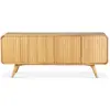 PRO LIVING Sublime 4 portes chene naturel 200 x 46,5 x 80 cm SUB-MB4P