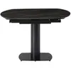 PRO LIVING Orla en céramique noir 120 (+60) x 89,6 x 76 cm ORLA-TR120A