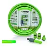 Kit d'arrosage jardin VITO PVC renforcé 20 m diam 15mm lance multi jet...