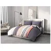 Parure de couette microfibre blanc 240 x 260 cm - bling