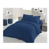 PARURE DE COUETTE LOVELY HOME - 240x260 cm - 100% COTON - BLEU