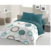 Home Linge Passion Parure DE Couette 220x240 AUDACE Bleu Canard