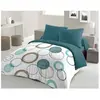 Home Linge Passion Housse de Couette Vert Cercles 240 x 260 cm