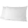 Lot de 2 taies d'oreiller - HOME LINGE PASSION - 50 x 70 cm - Blanc