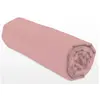 Drap-housse - LOVELY HOME - LH71625 - 140x190+35 cm - Rose