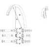 Mavic Rayons Sft 12 Unités 298 mm