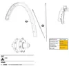Mavic Ebm X20 Rayons 14 unités Transparent 286 mm Transparent 286 mm