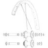 Mavic Rayons Ksyrium Ebm X20 14 Unités 277 mm